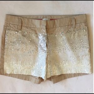 J. Crew Collection Sequined Shorts